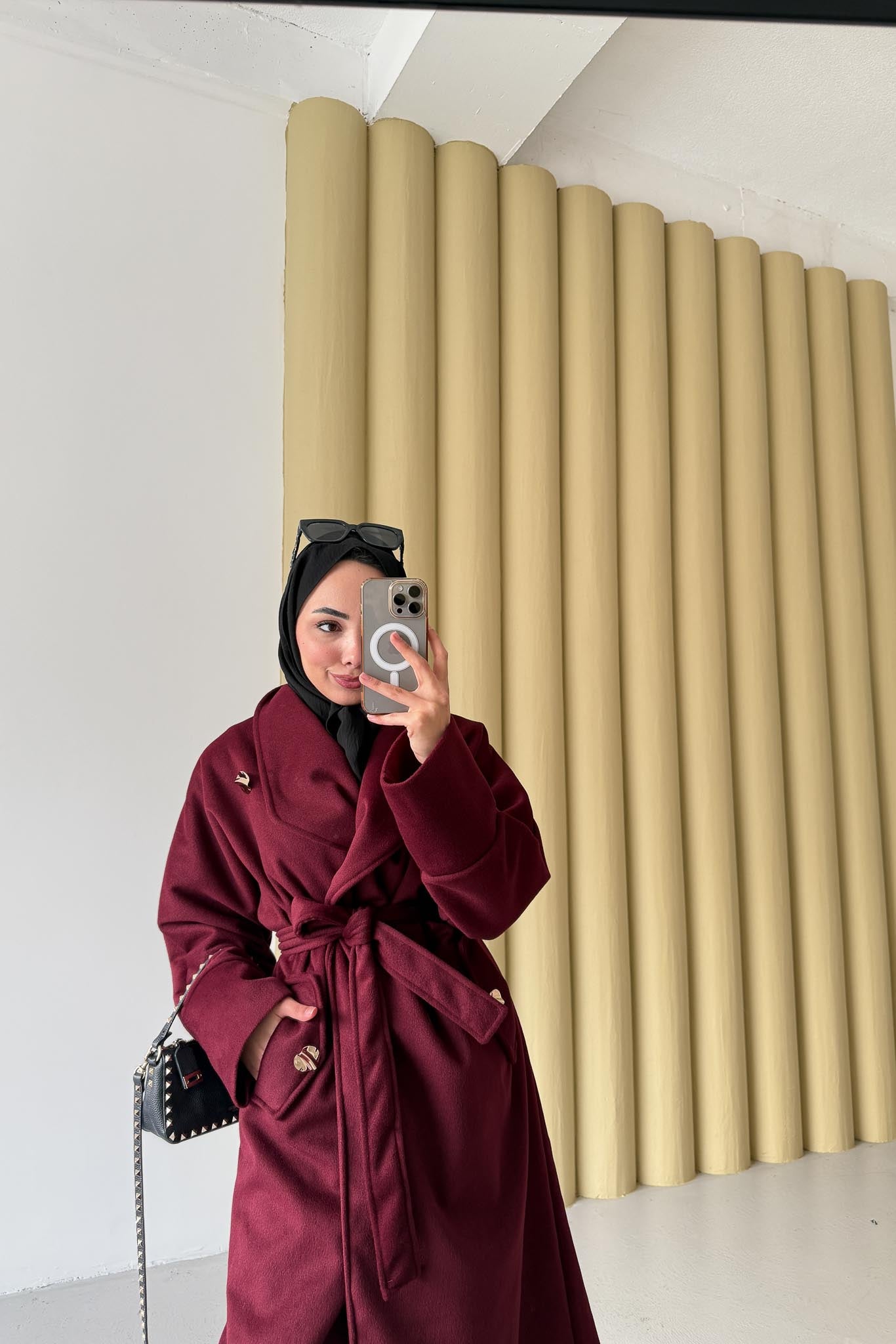 Kruvaze Model Kaban Bordo