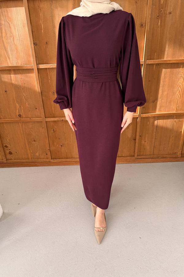 New Hurrem Evening Dress Burgundy