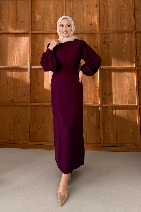 New Hurrem Evening Dress Burgundy