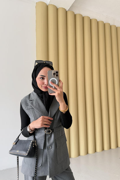 Armia Pleated Detailed Suit Light Lilac