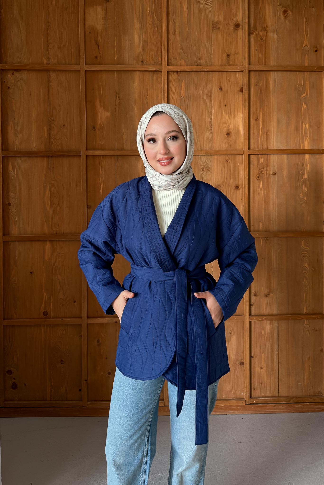 Ajda Pleated Skirt Set Petrol