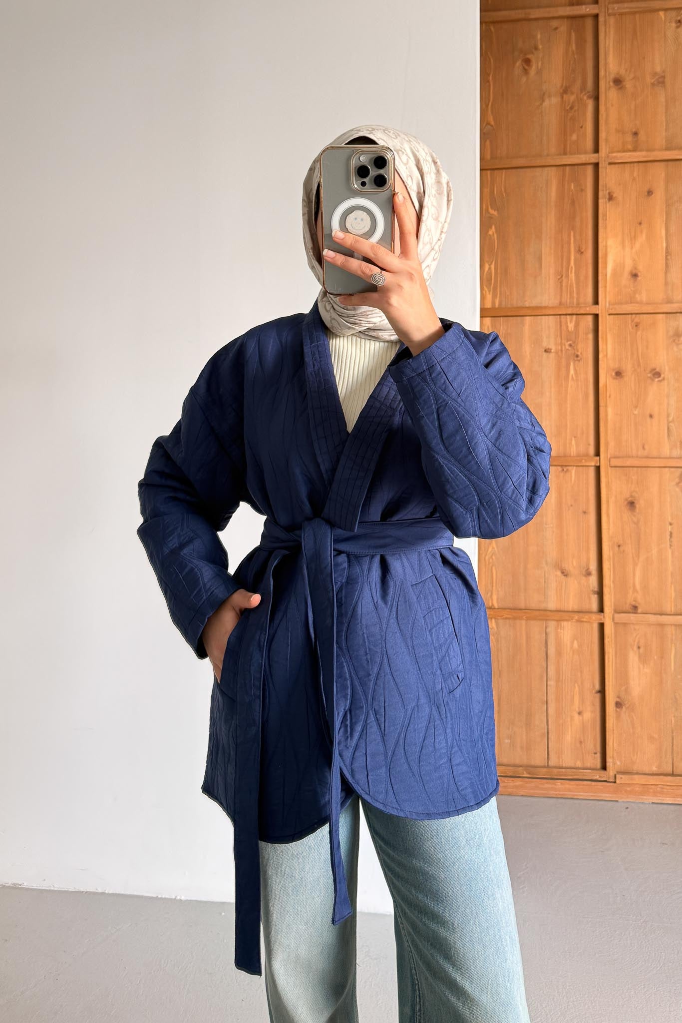 Ajda Pleated Skirt Set Petrol