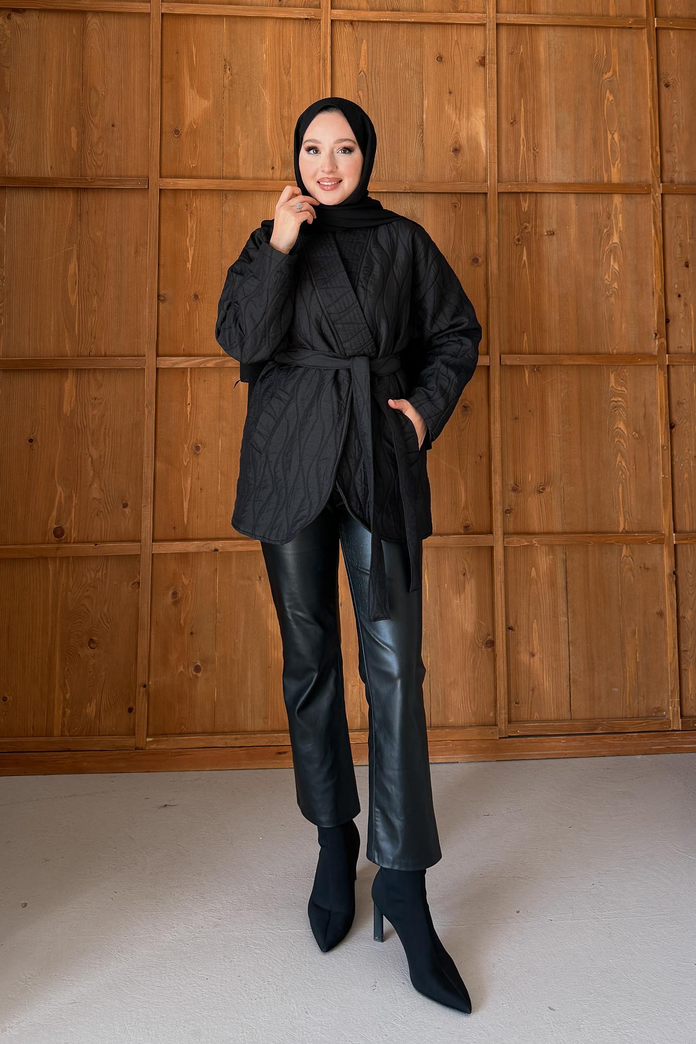 Ajda Pleated Skirt Set Petrol