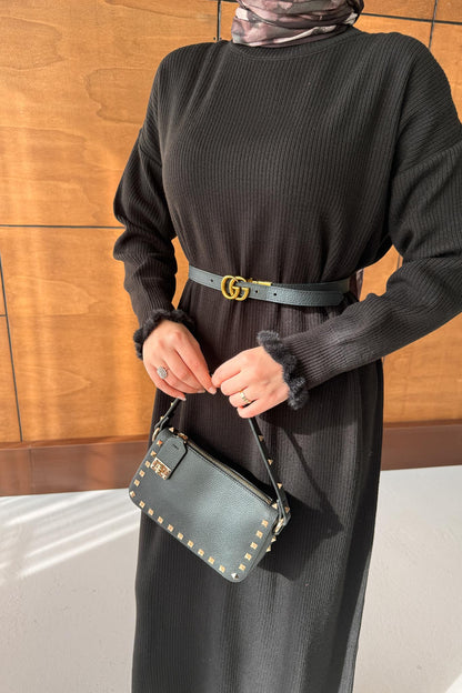 Jessica Knit Dress Saxe