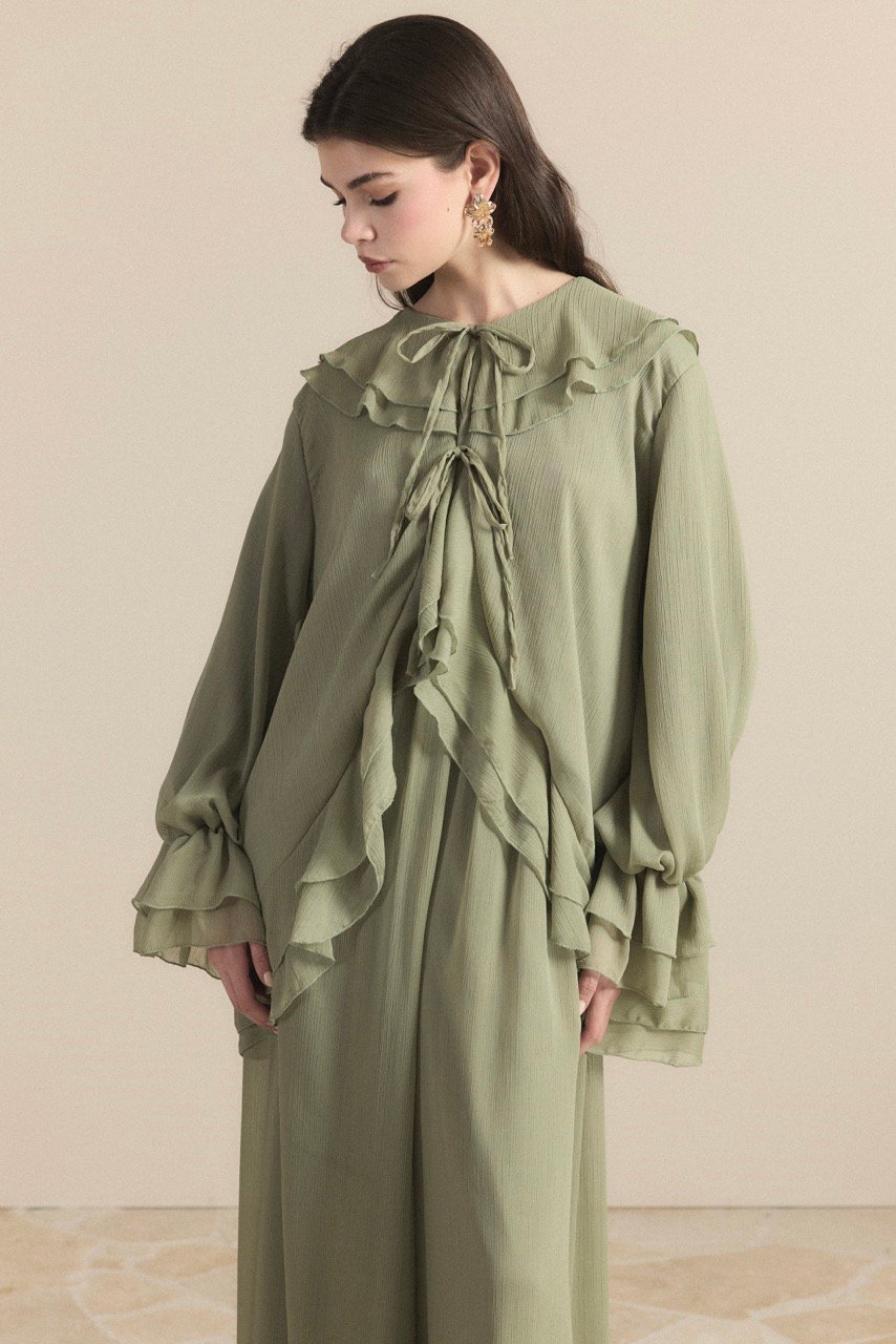 Ajda Pleated Skirt Set Petrol