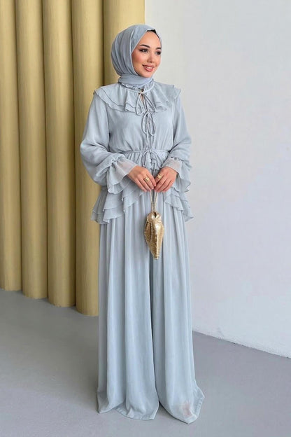 Nora Şifon Takım Gri