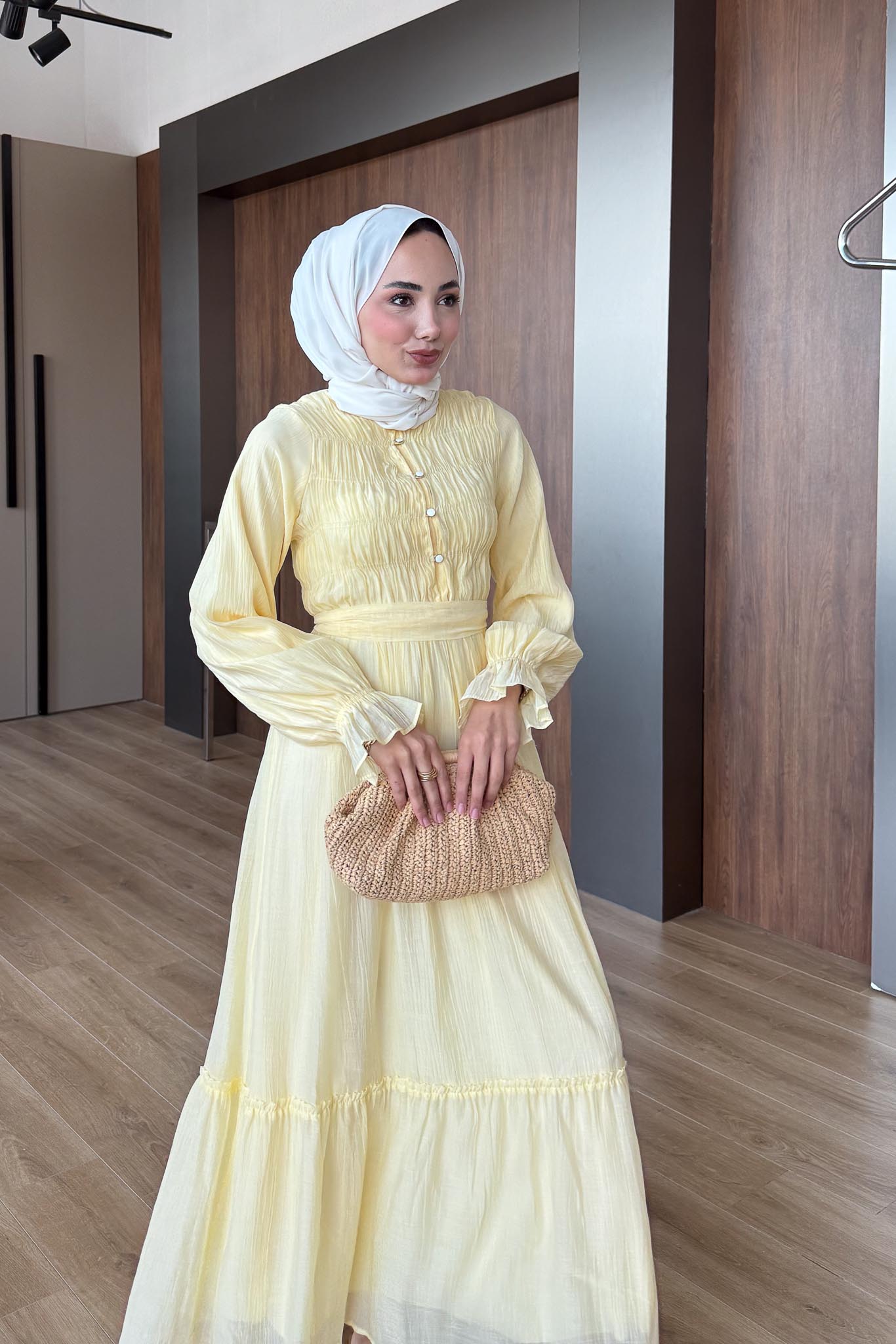 Ajda Pleated Skirt Set Petrol