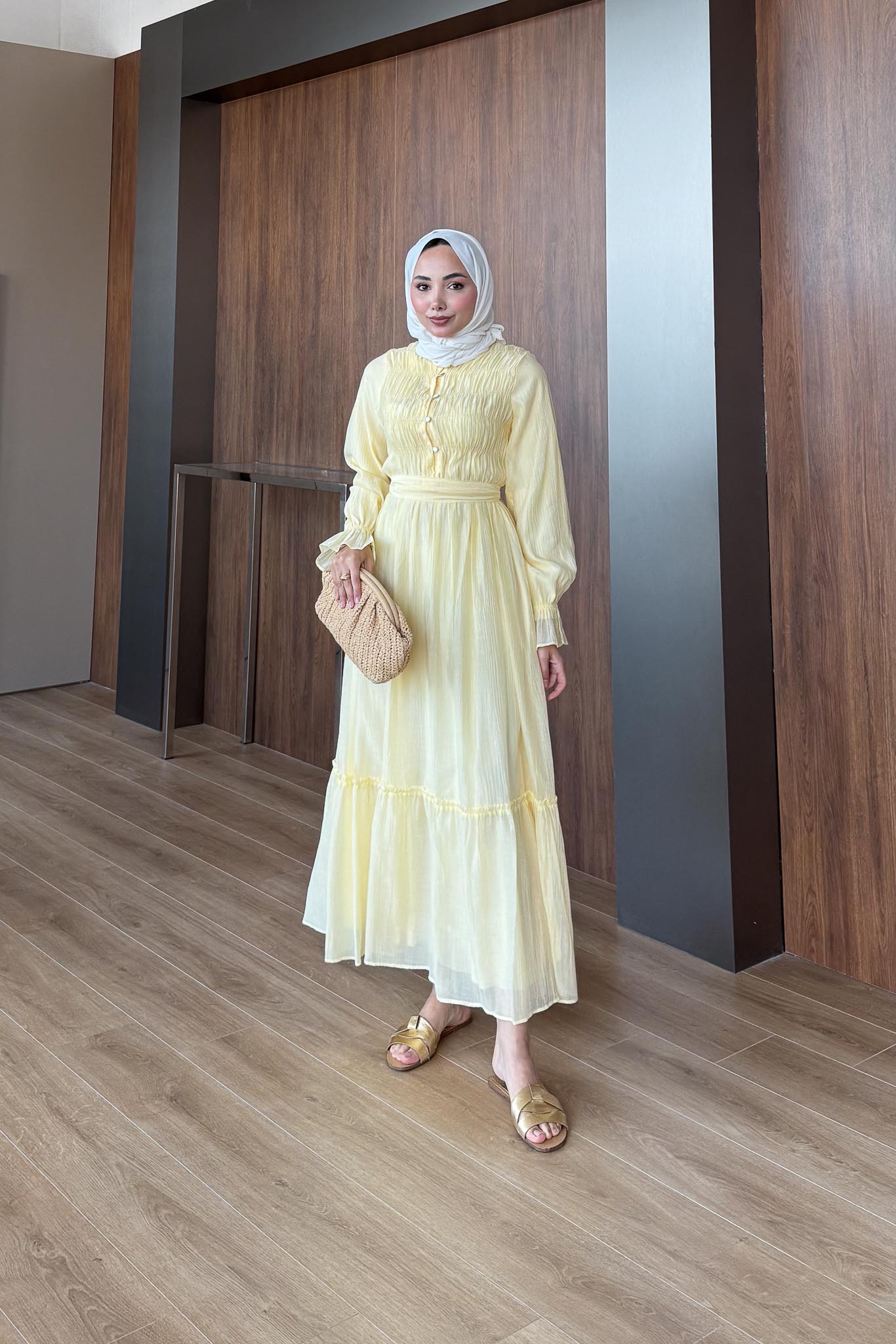 Ajda Pleated Skirt Set Petrol