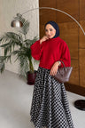 Flare Oversize Kazak Kırmızı