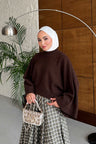 Tied Linen Skirt Beige