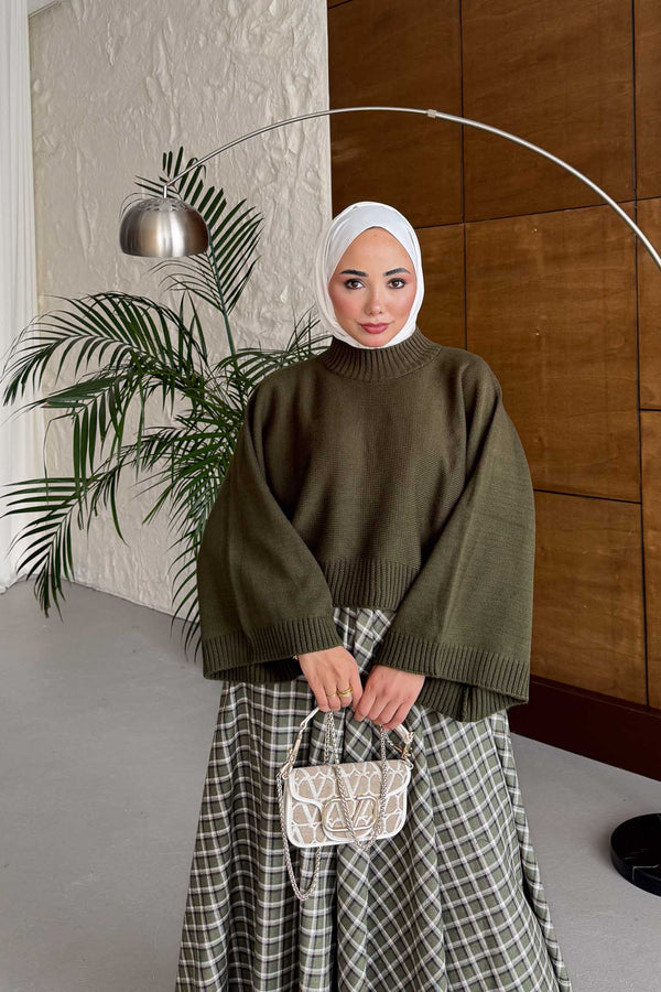 Flare Oversize Kazak Haki