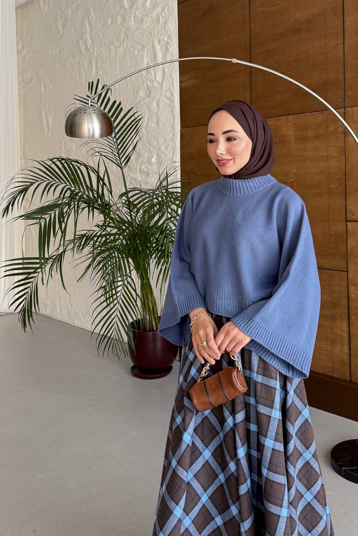 Flare Oversize Kazak Mavi