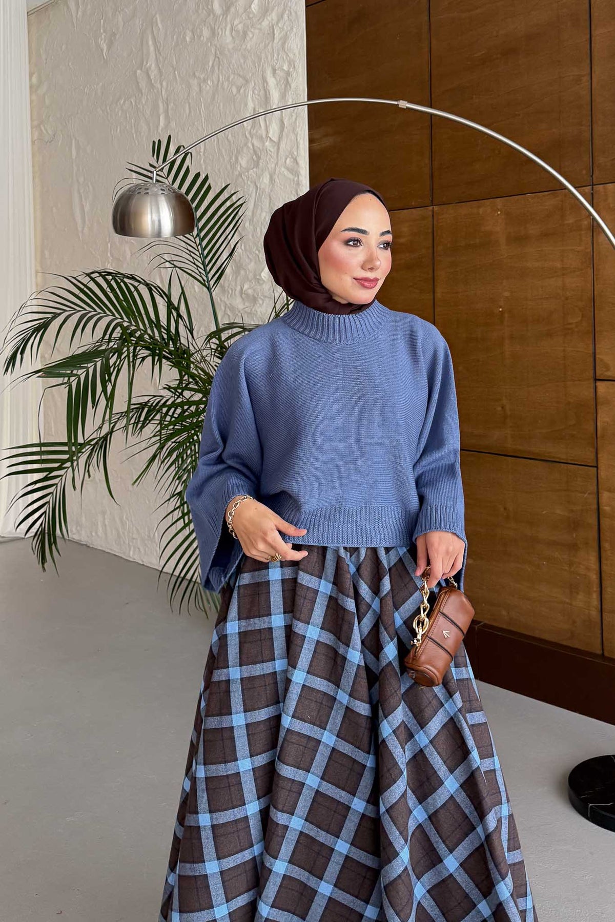 Flare Oversize Kazak Mavi