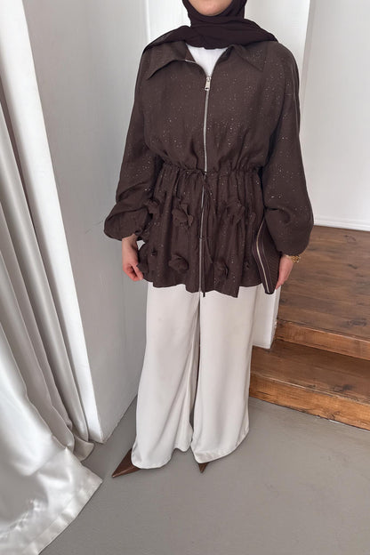 Ales Shoulder Lace Shirt Ecru