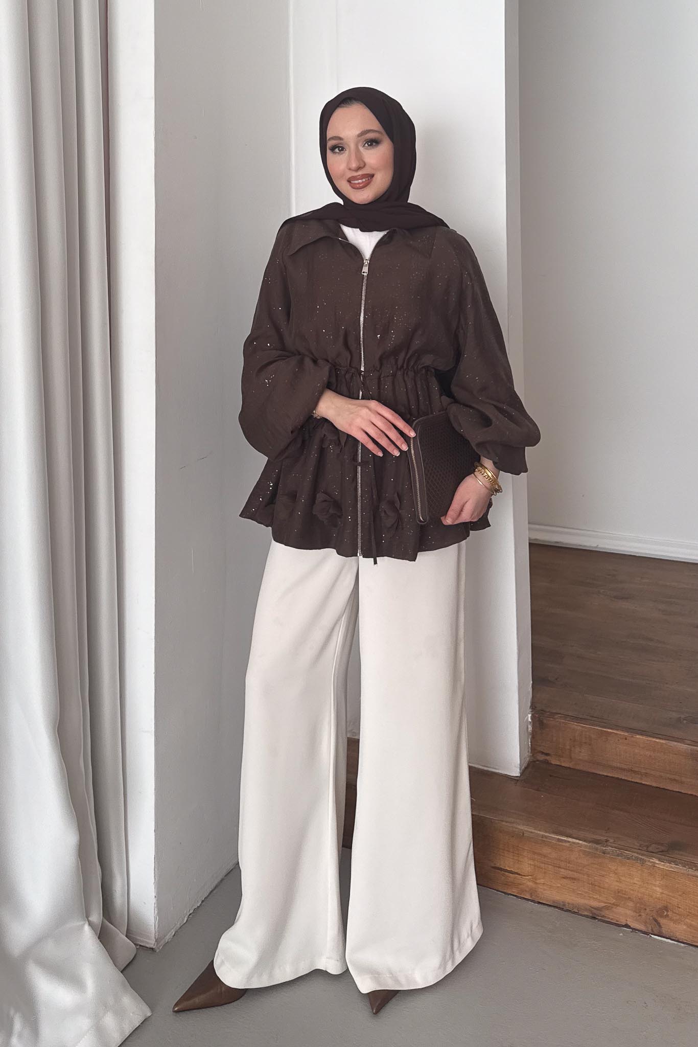 Ales Shoulder Lace Shirt Ecru