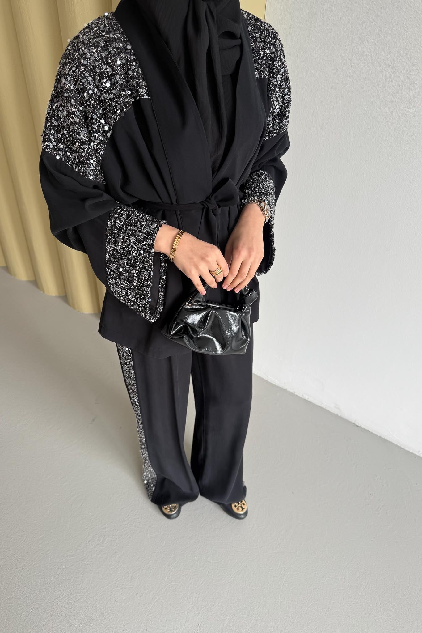 Payetli Takım Siyah(Ön Sipariş)