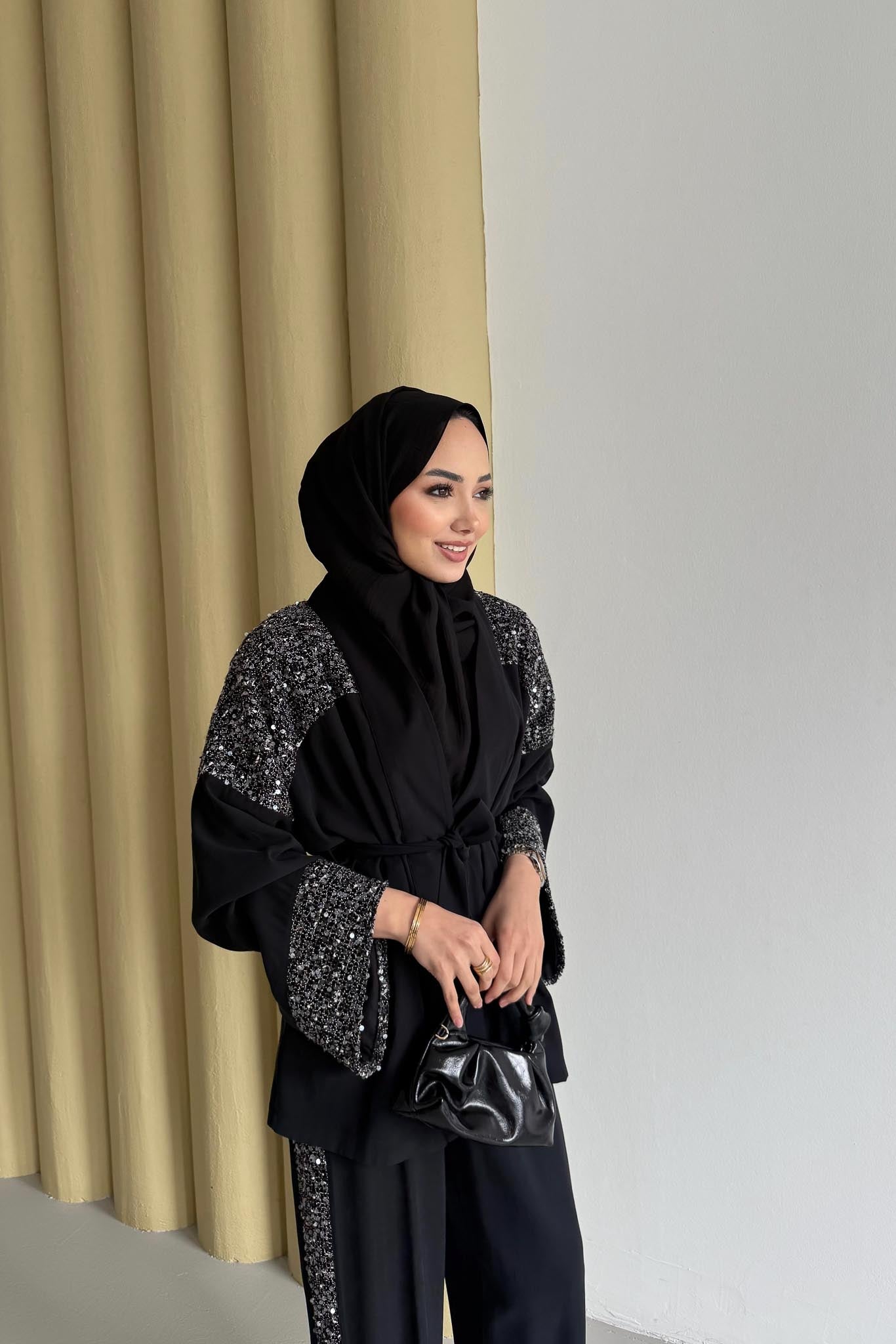 Payetli Takım Siyah(Ön Sipariş)