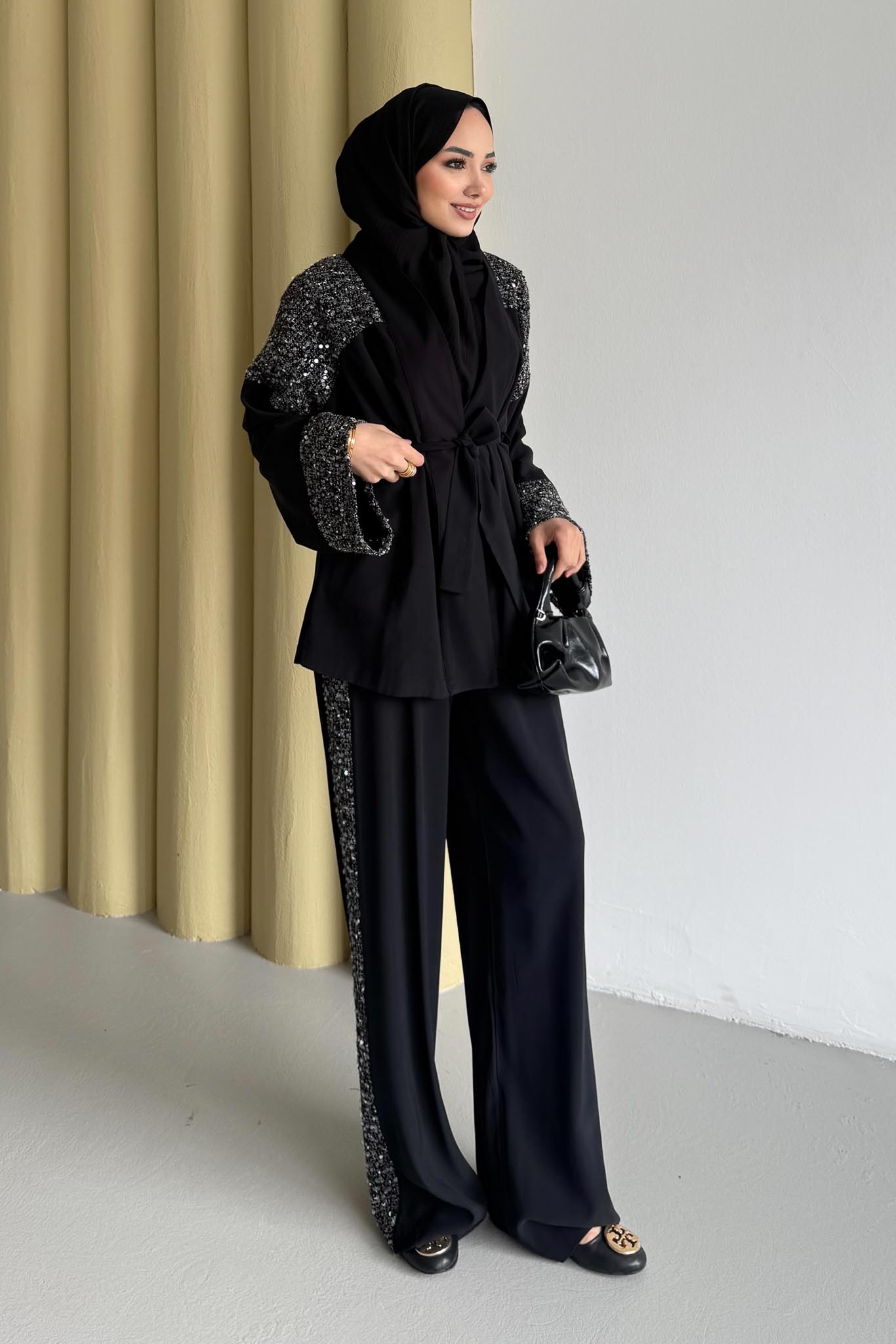 Payetli Takım Siyah(Ön Sipariş)