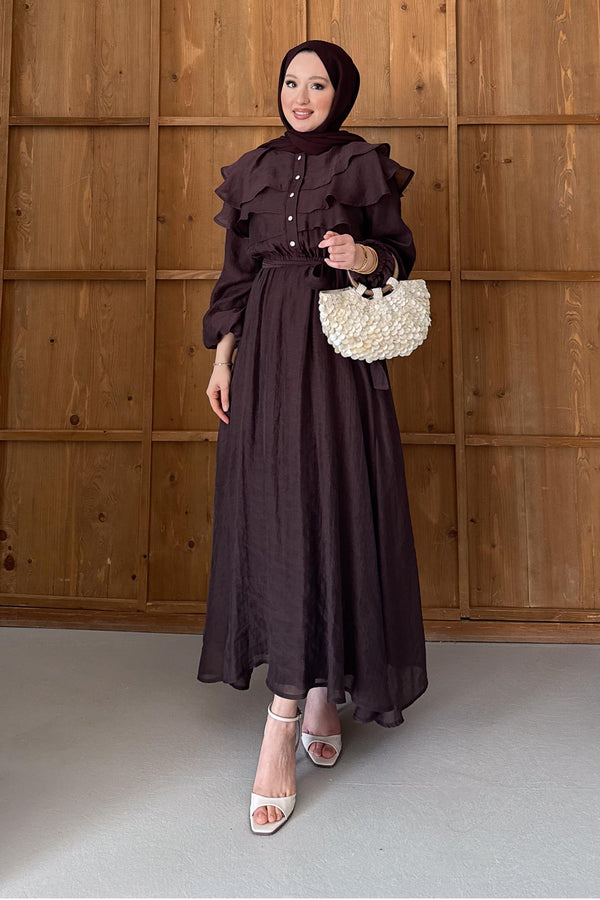Ajda Pleated Skirt Set Petrol