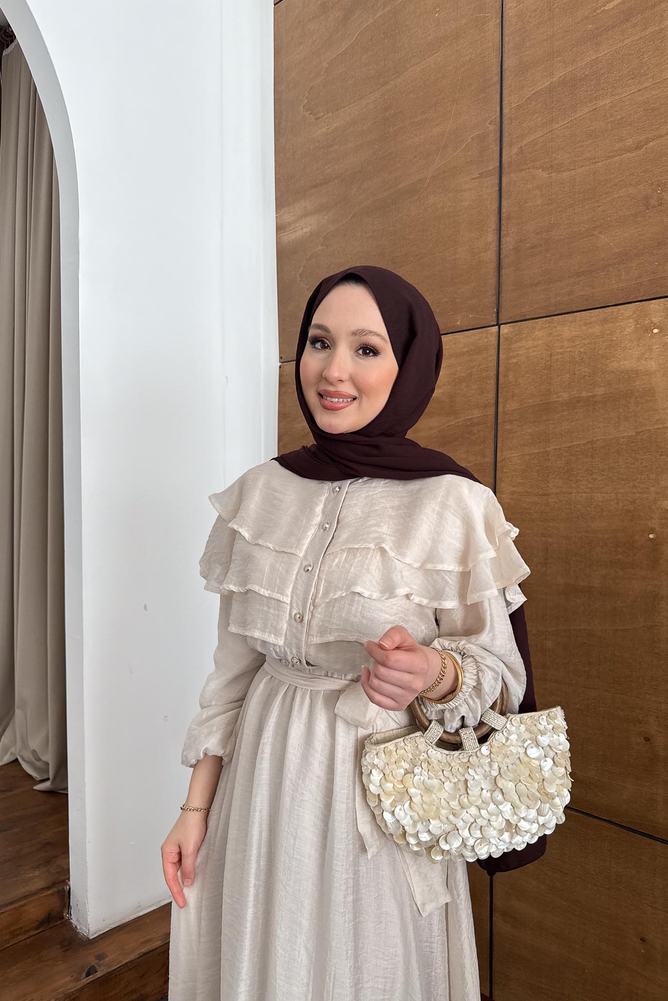 Ajda Pleated Skirt Set Petrol