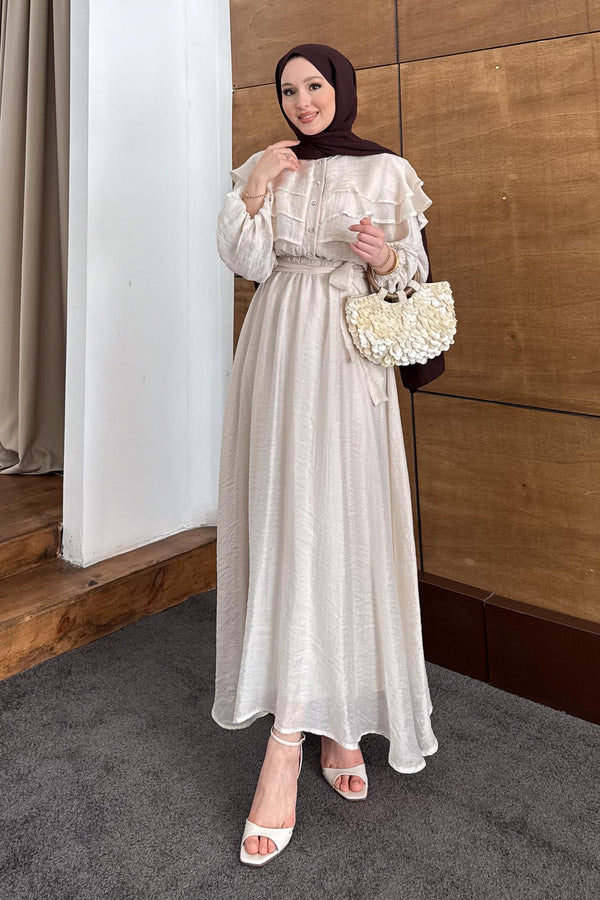 Ajda Pleated Skirt Set Petrol