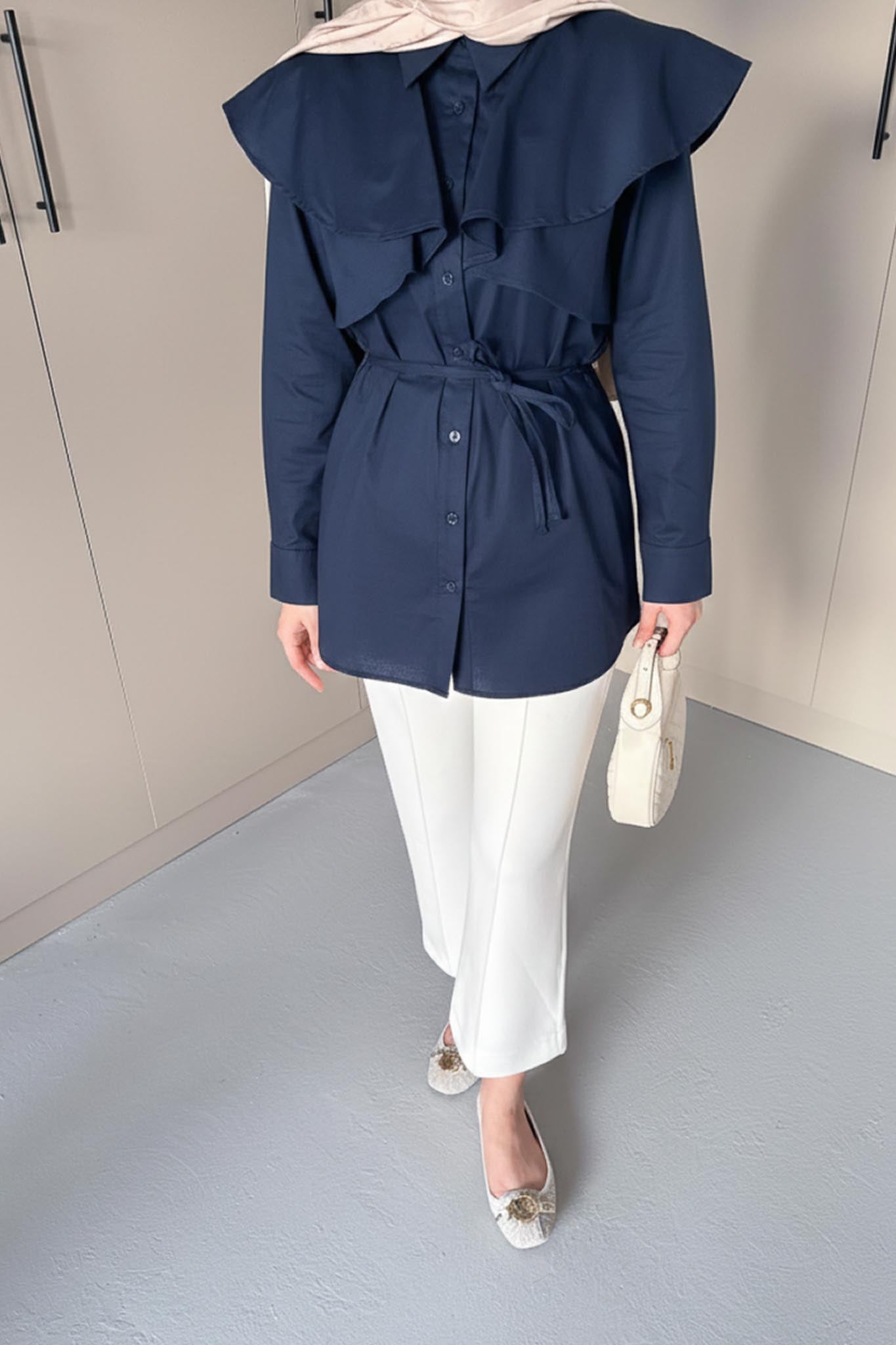 Eliza Gömlek Lacivert