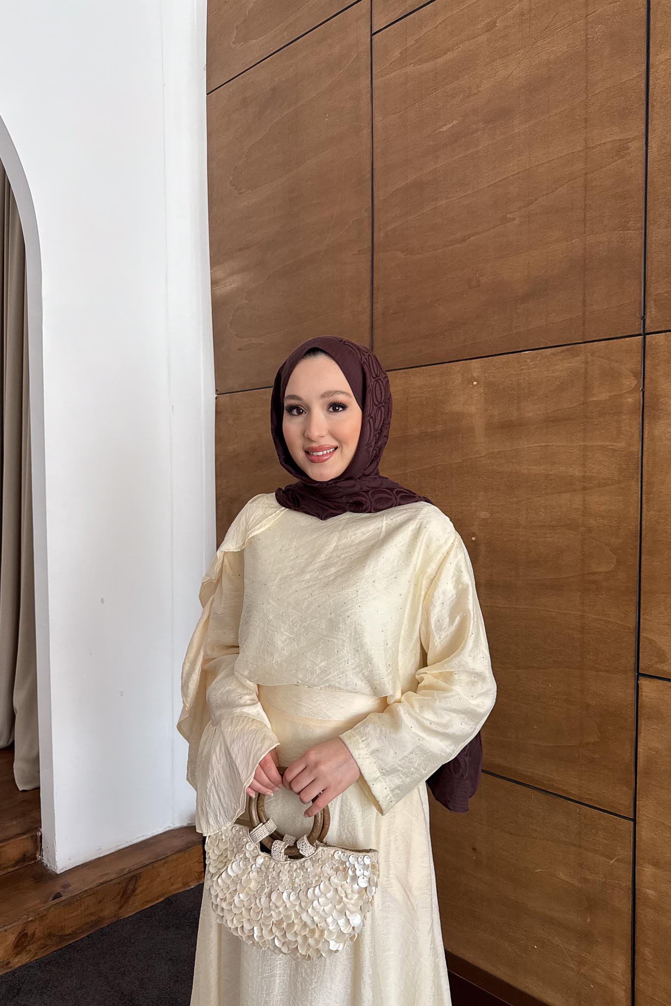 Ajda Pleated Skirt Set Petrol