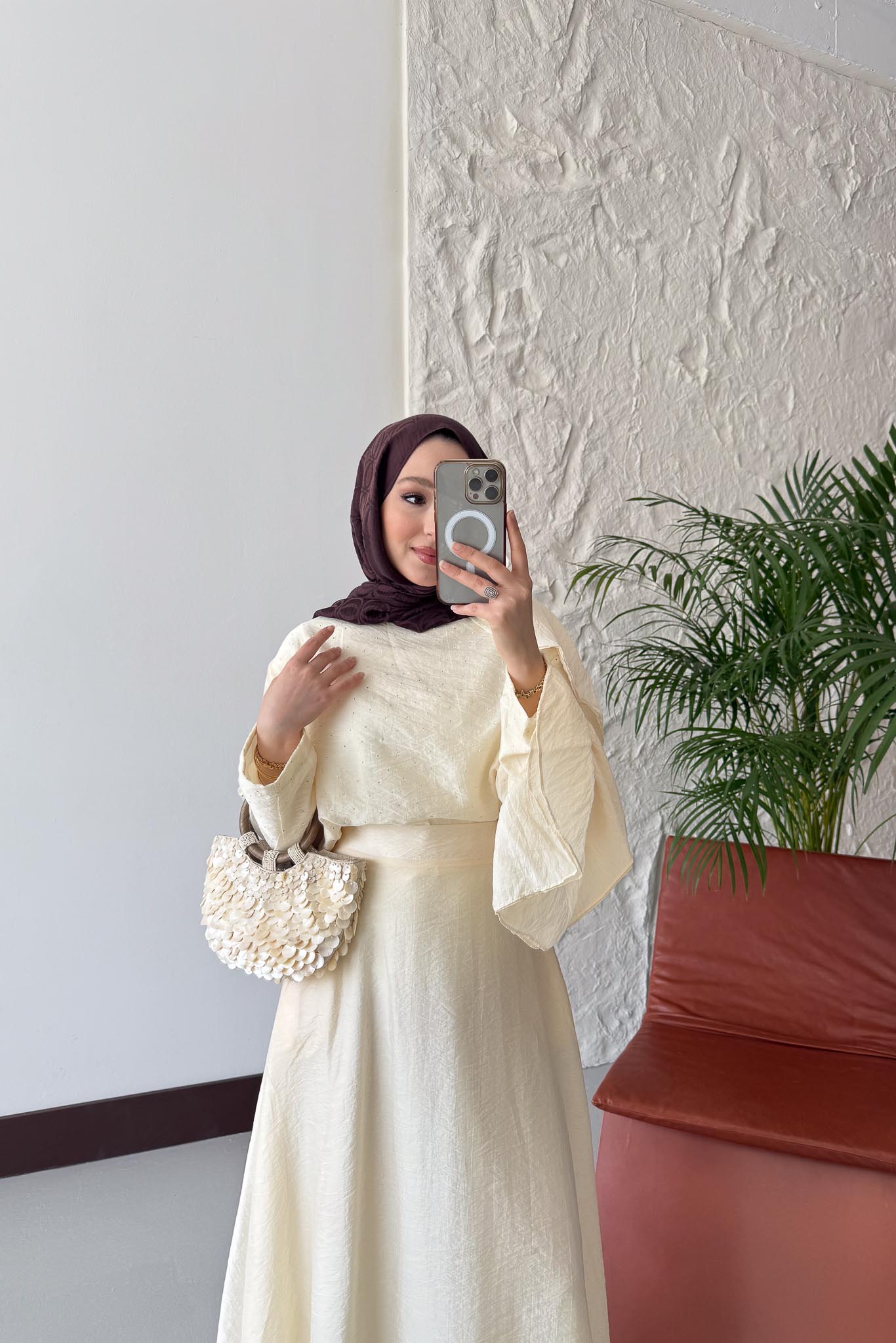 Ajda Pleated Skirt Set Petrol
