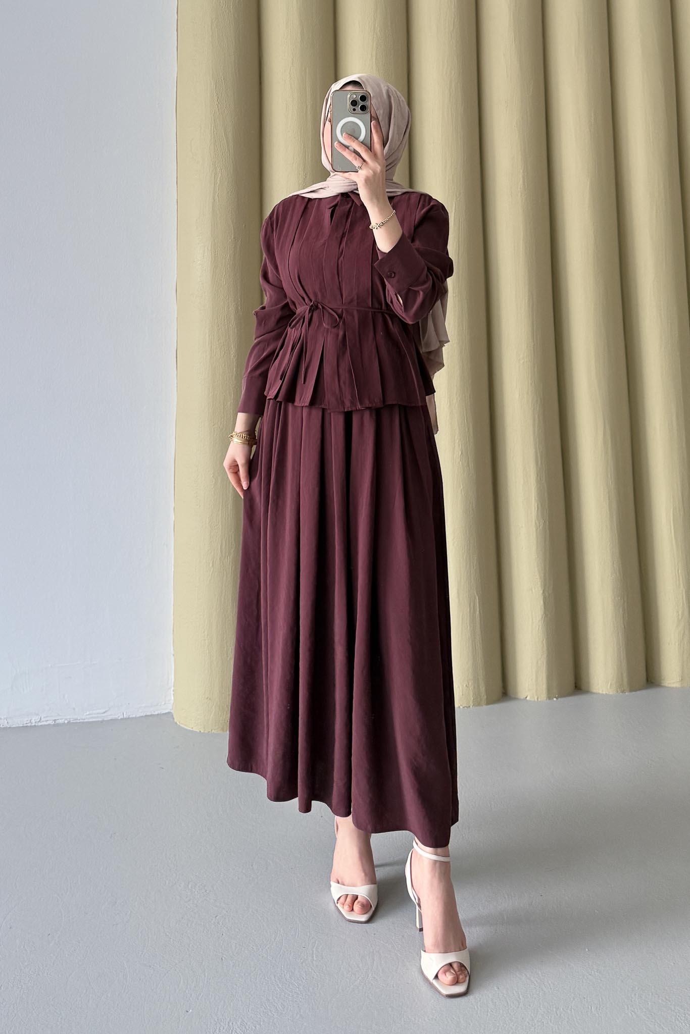 Pilisole Takım Bordo