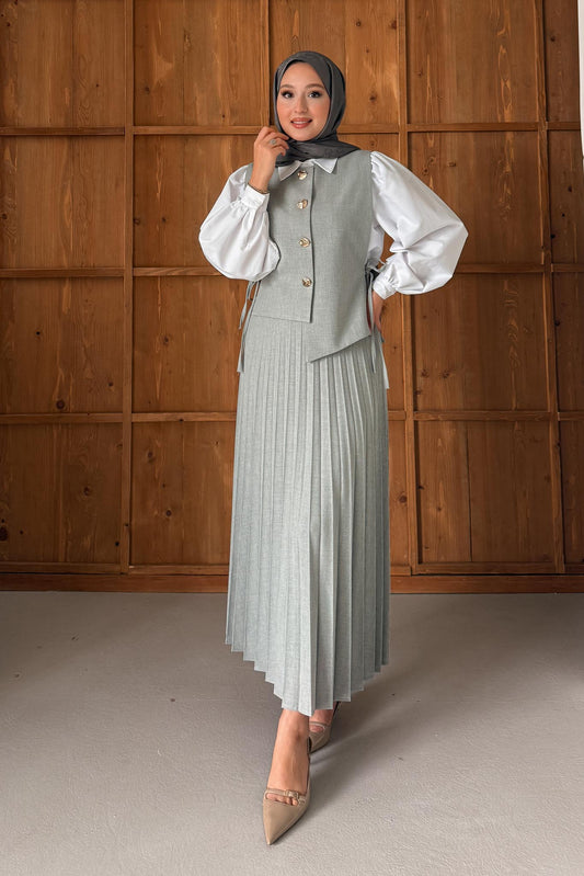 Ales Shoulder Lace Shirt Ecru