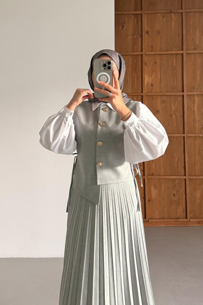 Ales Shoulder Lace Shirt Ecru