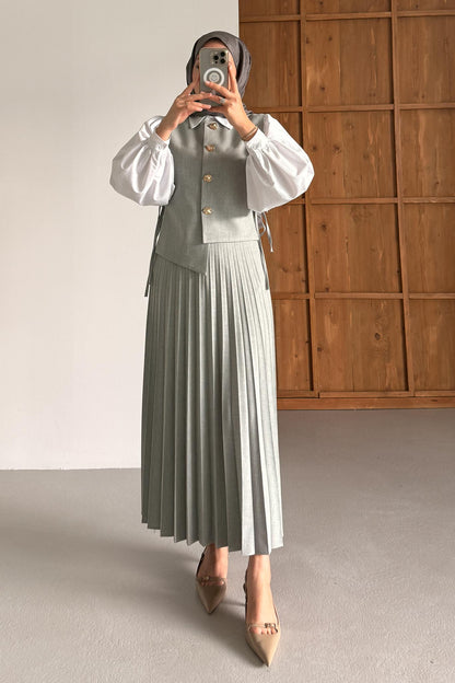 Ales Shoulder Lace Shirt Ecru