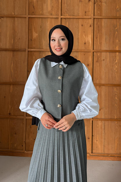 Ales Shoulder Lace Shirt Ecru