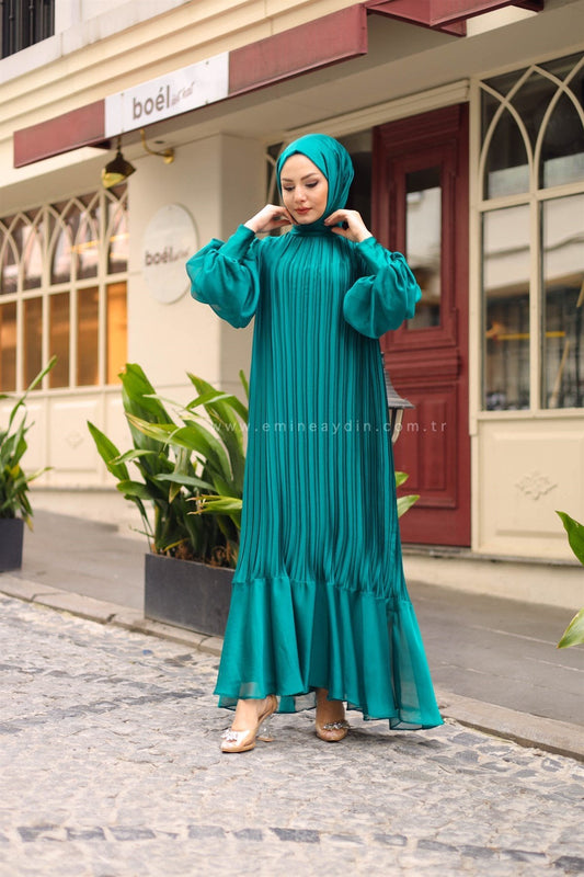 Diamond Evening Dress Emerald