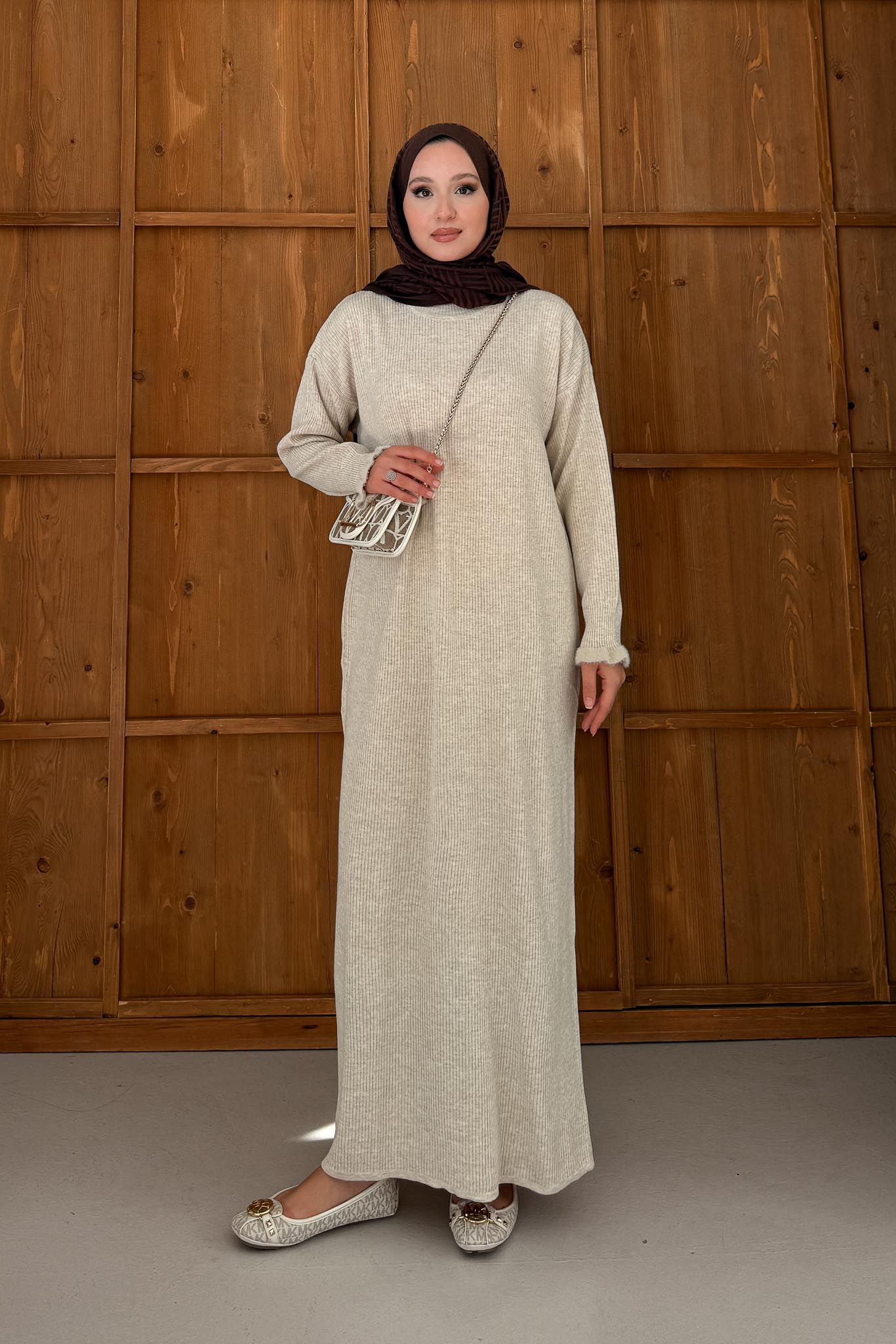 Jessica Knit Dress Saxe