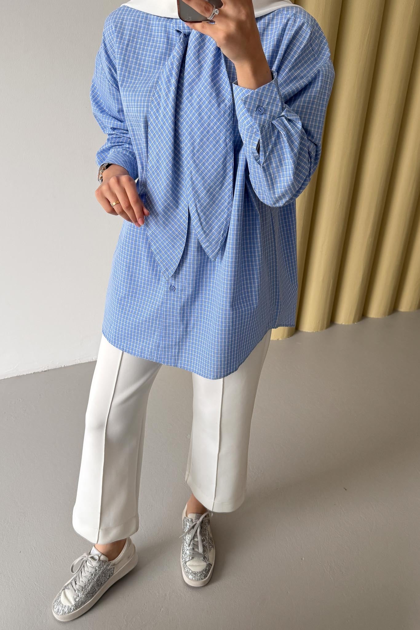 Pötikare Gömlek Mavi