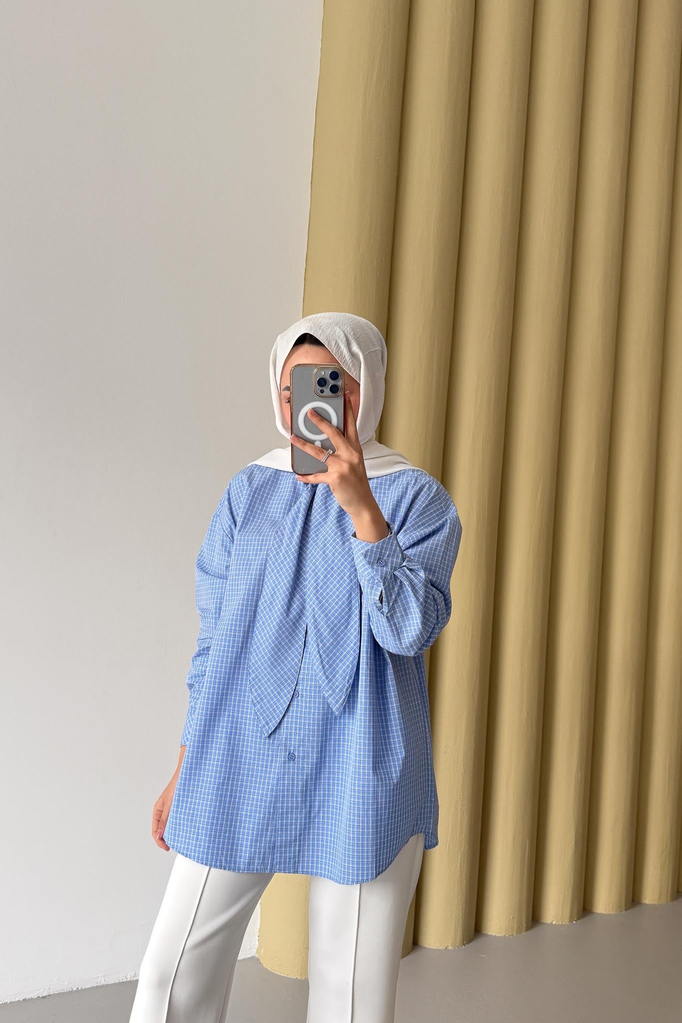 Pötikare Gömlek Mavi