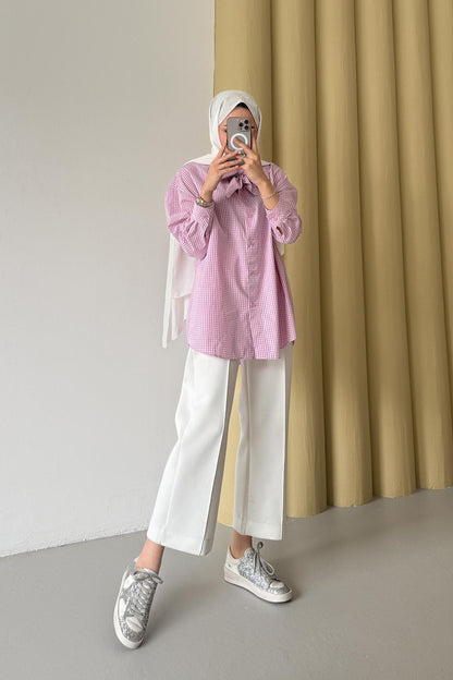 Pötikare Gömlek Pembe