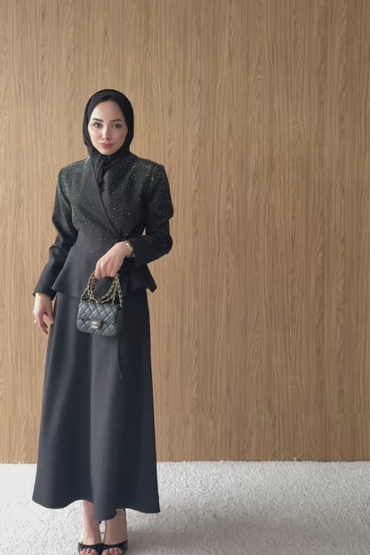 Moon Light Takım Siyah