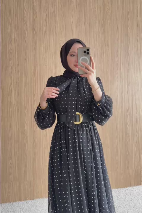 Ajda Pleated Skirt Set Petrol