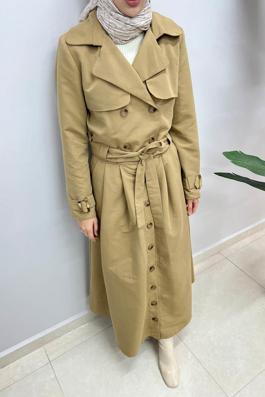 Prime Trench Suit Camel