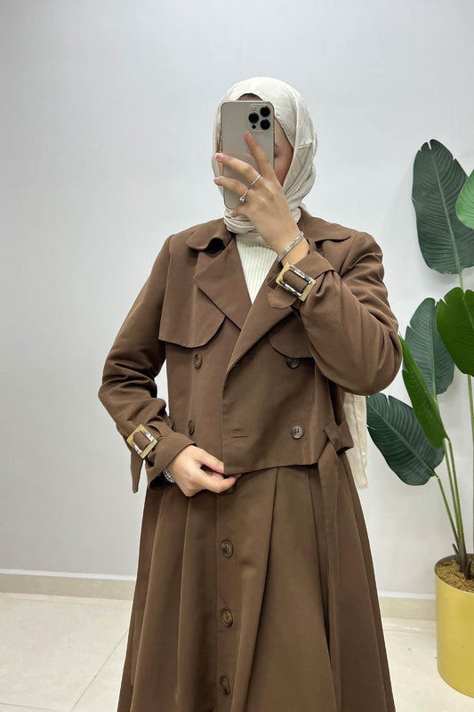 Prime Trench Coat Brown