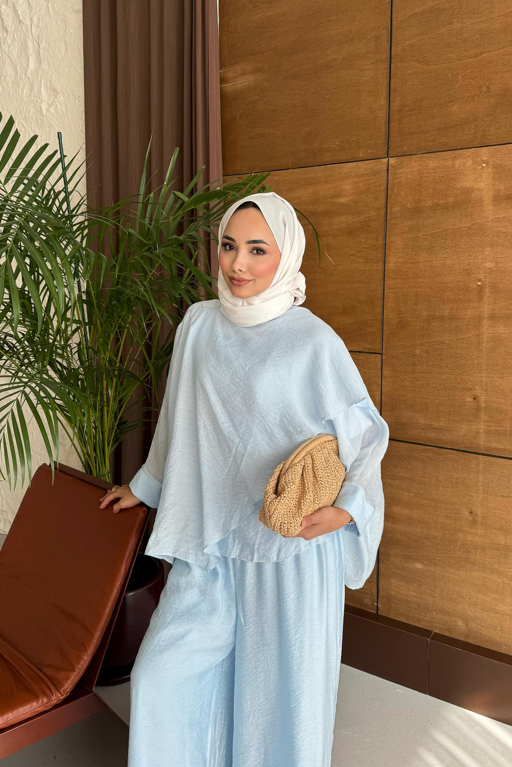 Seyran Pleated Dress Beige