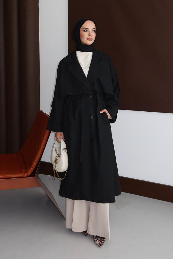 Prime Trench Coat Oil Green