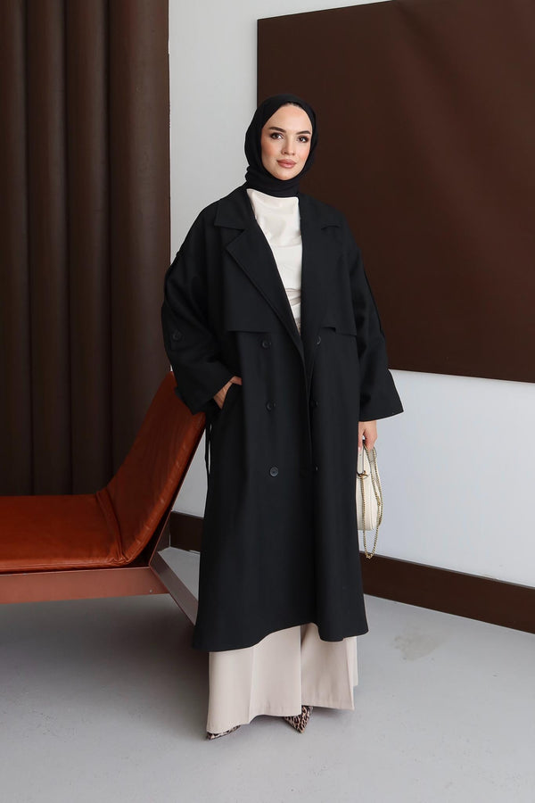 Prime Trench Coat Oil Green