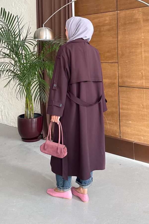 Prime Trench Coat Oil Green