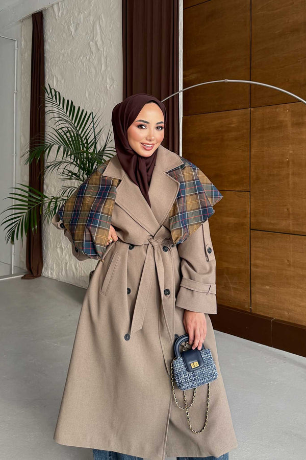 Prime Trench Coat Oil Green