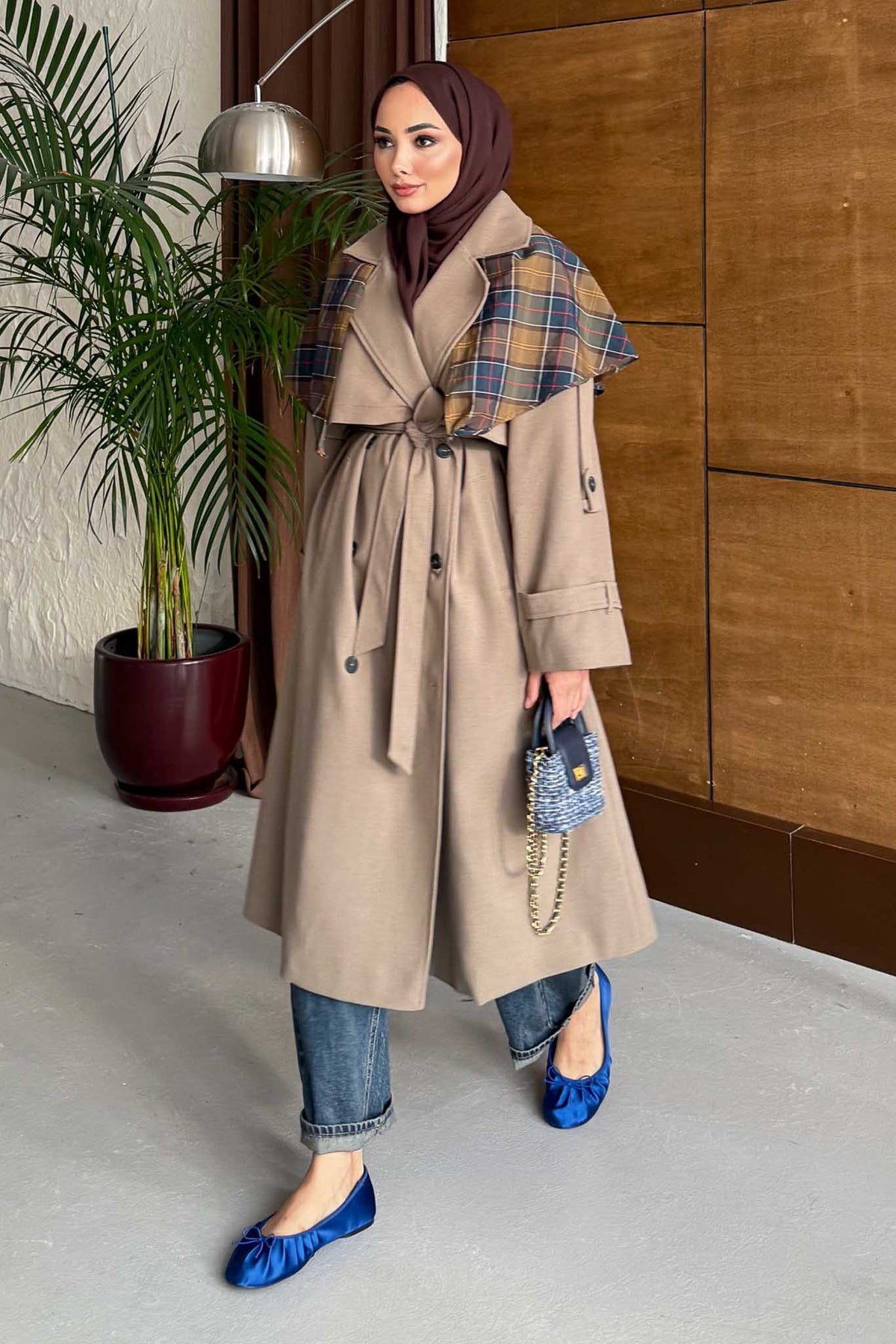 Prime Trench Coat Oil Green