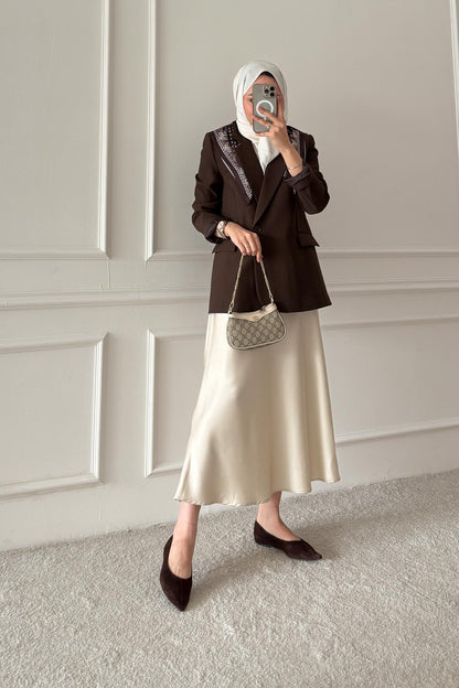 Jessica Knit Dress Saxe