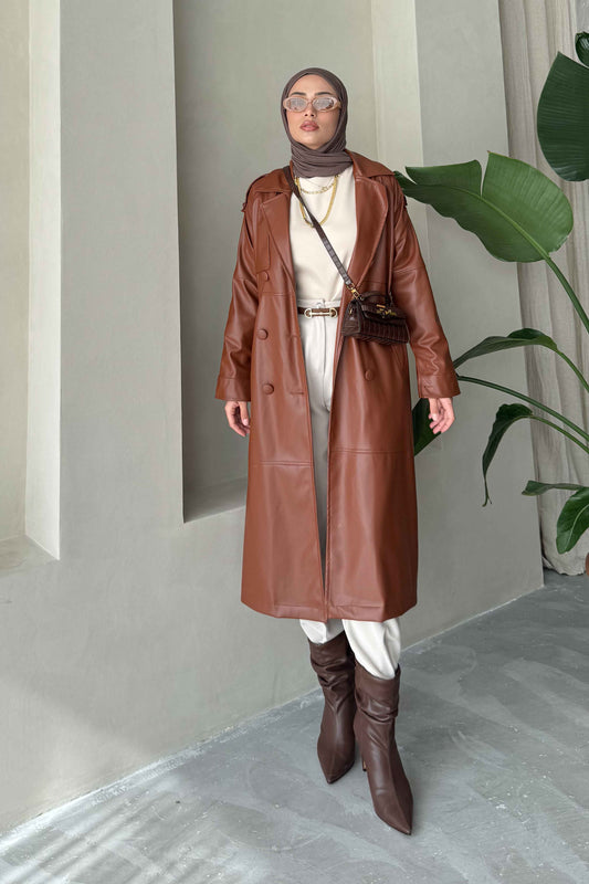 Prime Trench Suit Camel